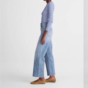 Madewell perfect vintage wide leg cropped jeans 24 EUC